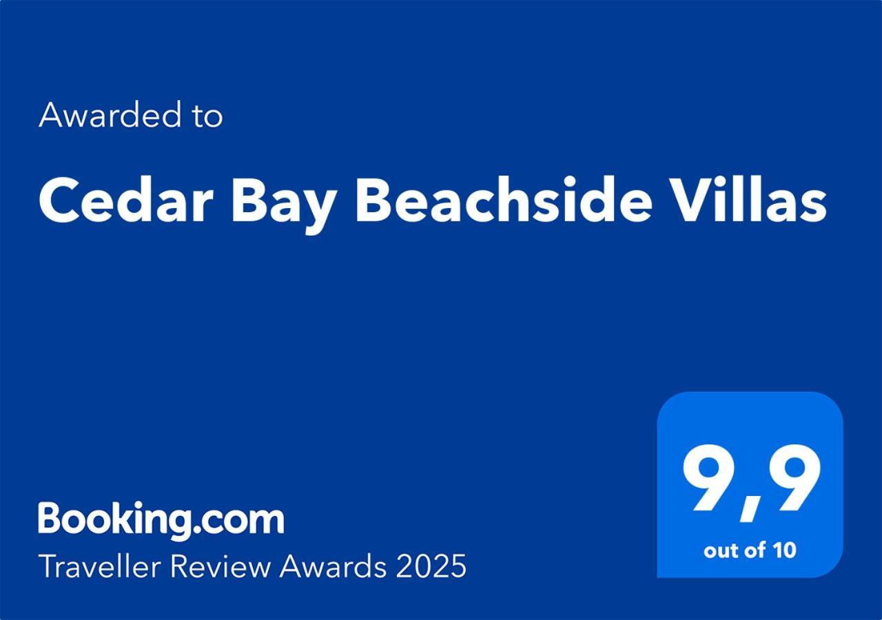 Cedar Bay Beachside Villas Paleochora Buitenkant foto